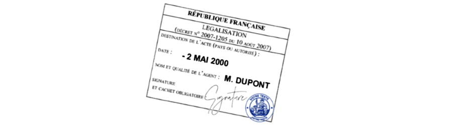 🛂 Légalisation consulaire – Pour les pays hors Convention de La Haye